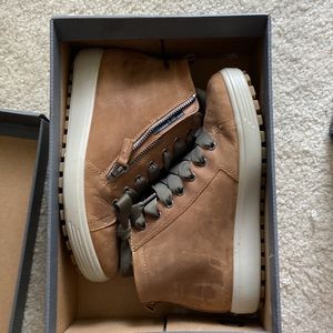 Ecco high top bootie type sneaker.